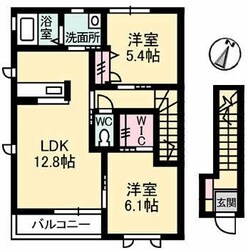 ヴィラ　エスペランスⅡの物件間取画像